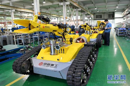 河北唐山机器人制造助力经济转型升级